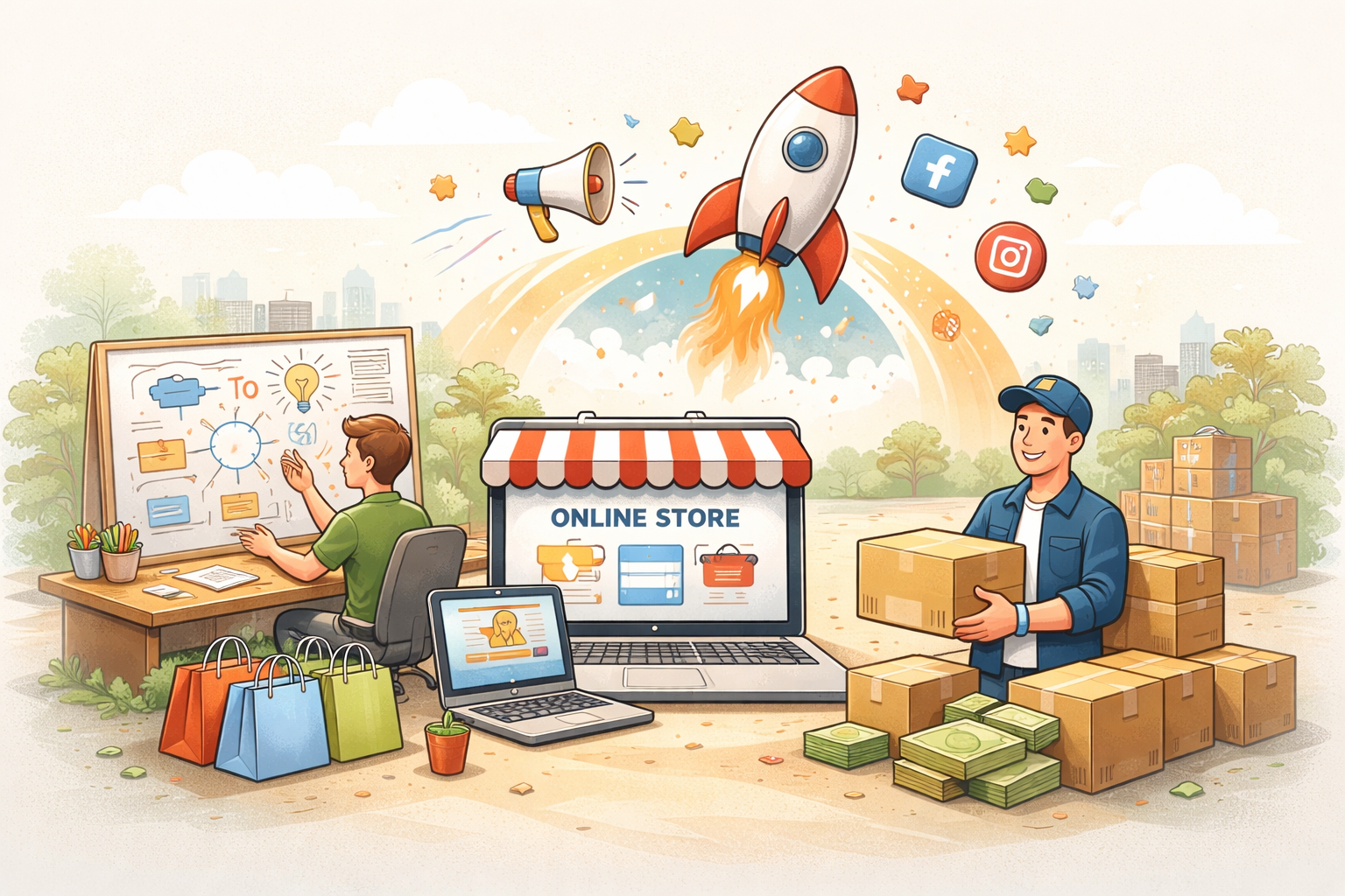 From Idea to Online Store in One Day.