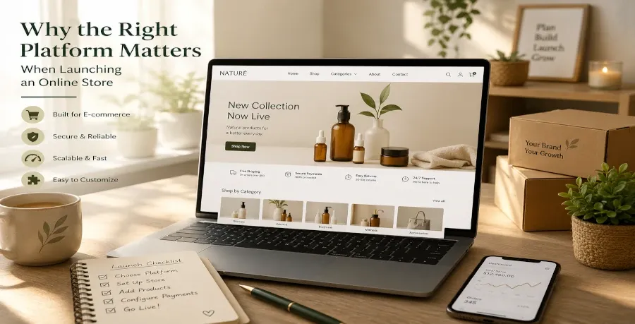 Why the Right Platform Matters When Launching an Online Store