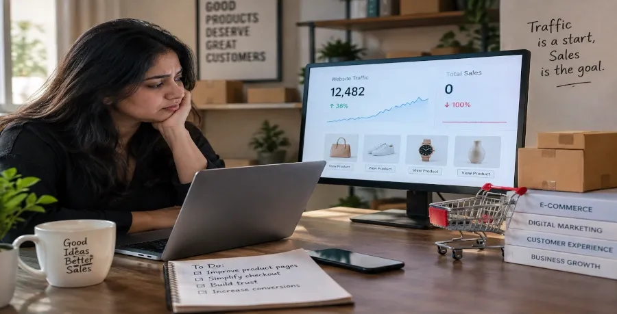 Why Your Online Store Gets Traffic but No Sales