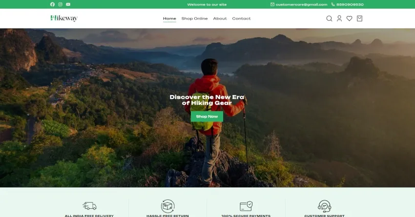 Hikeway homepage