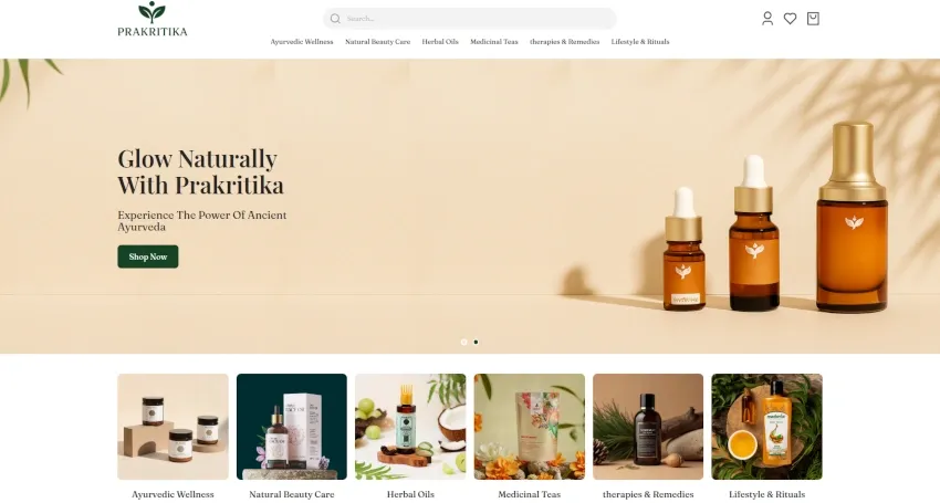 Prakritika homepage