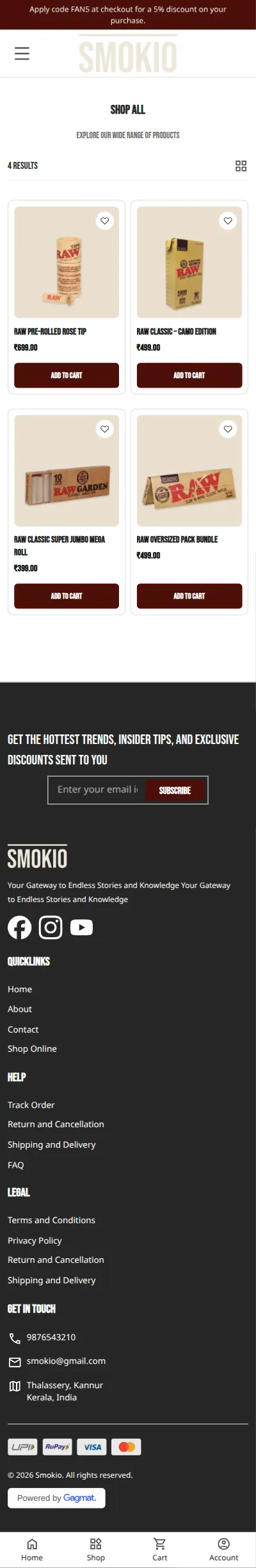 Smokio mobile 2